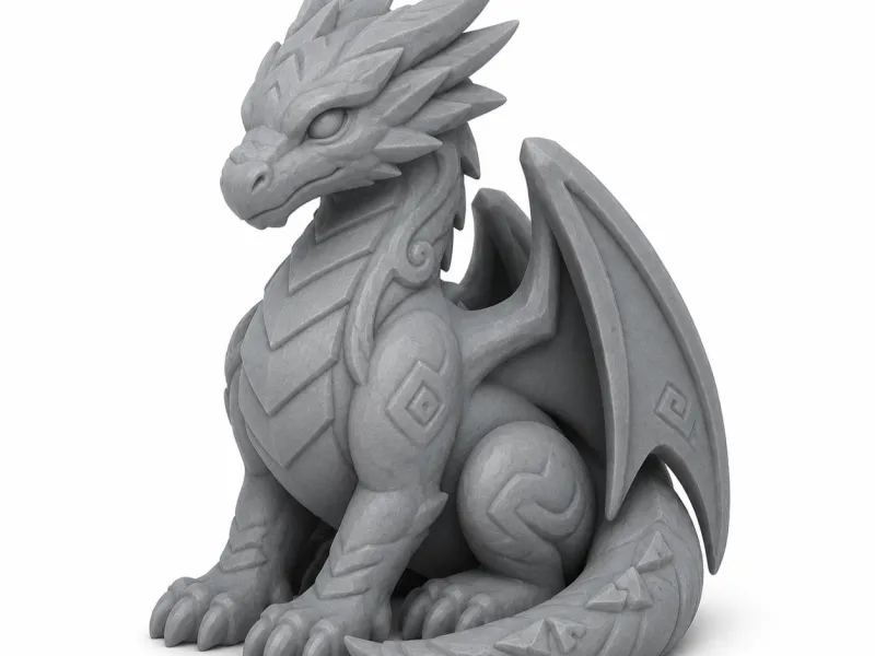 Cute rune dragon