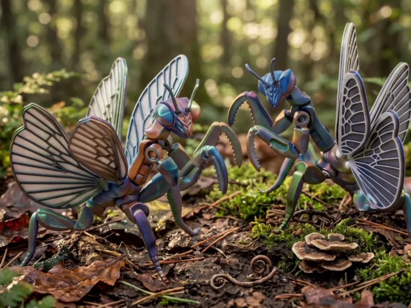 🦗 Realistic Articulated Praying Mantis (STL/3MF)