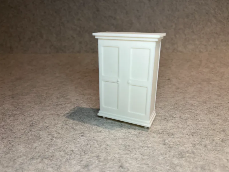 Dollhouse wardrobe miniature house