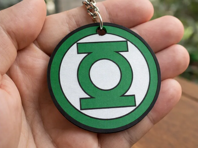 LLAVERO LINTERNA VERDE