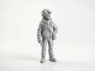 Galactic Explorer Figurine Fantasy 3D Printable