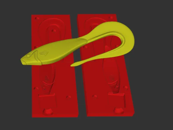 Frapp Tricky Tail 200mm — Injection Mold