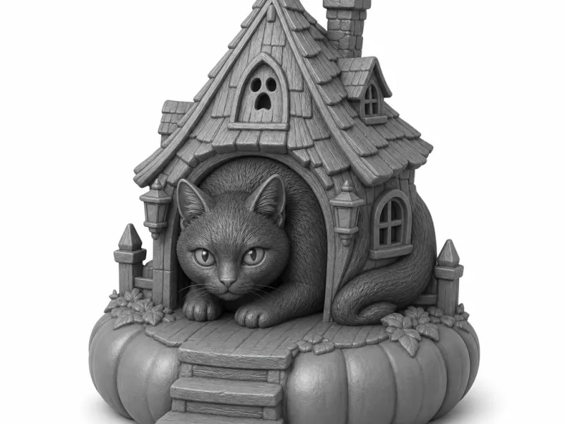 Gato de casa encantada