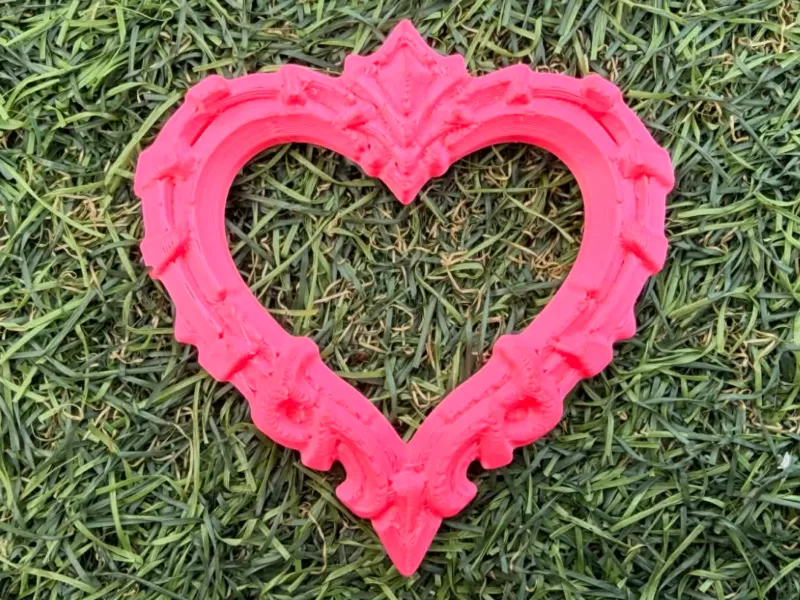 Medieval Vintage Ornate Heart Picture Frame