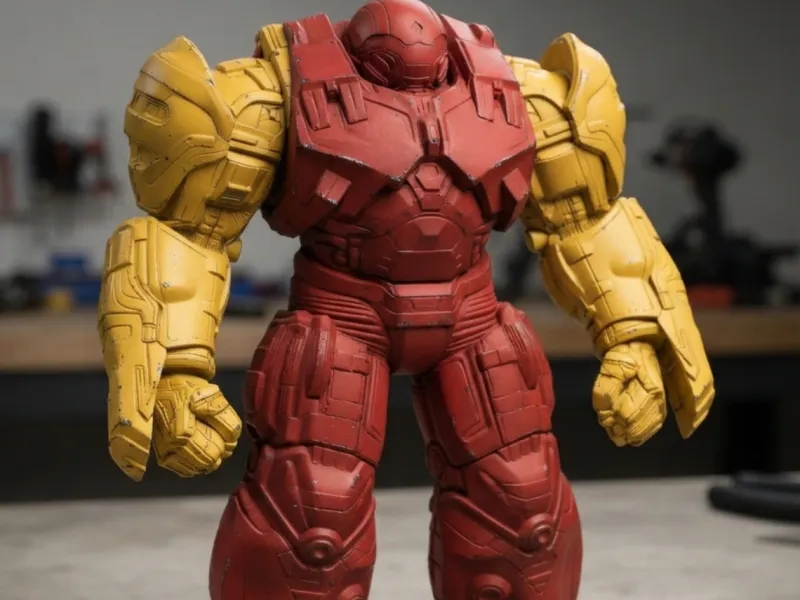 Iron Man Hulkbuster Mark XLIV (MK44) - 22 cm de altura / Ensamblaje de 5 partes