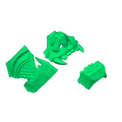 Neon Mask - Cosplay - PLA - 3D printed product