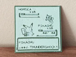 Pokemon Game Boy Battle Screenshot