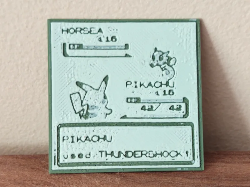 Pokemon Game Boy Battle Screenshot
