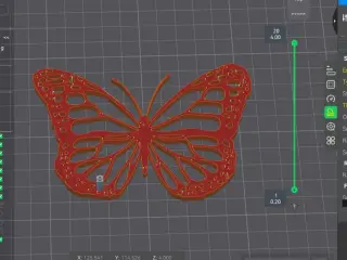 Wall decor butterfly