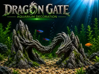 Dragon rock Aquarium Decoration