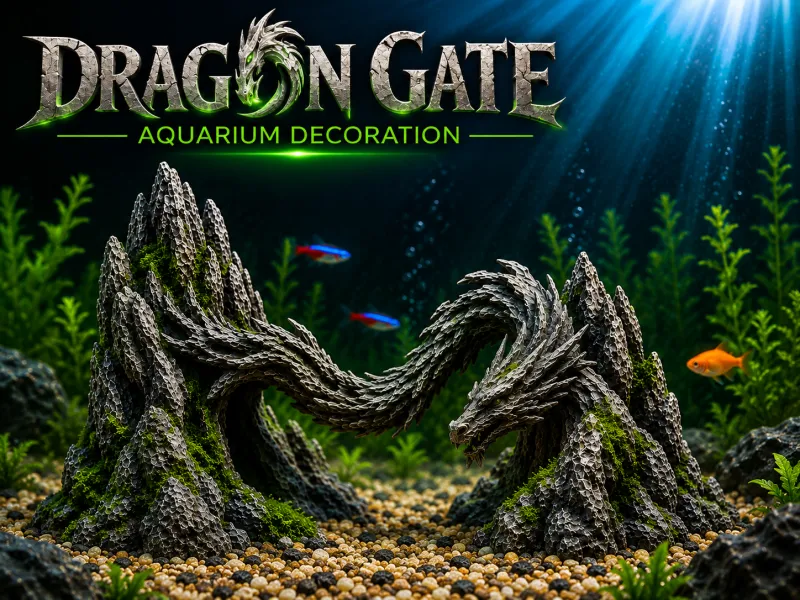 Dragon rock Aquarium Decoration
