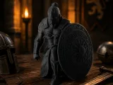 Ancient Shield Warrior Sculpture - Heroic Art-0