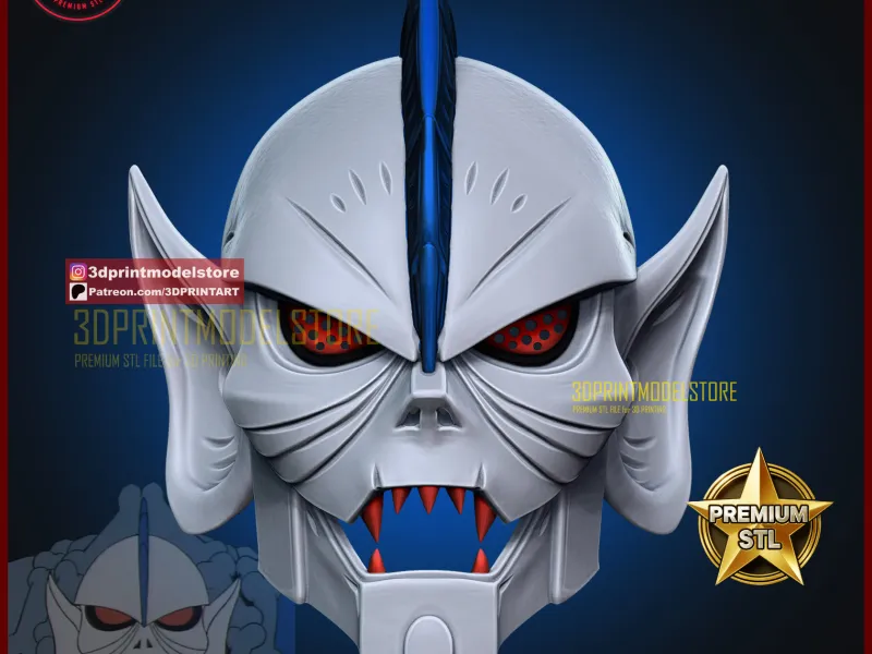 Hordak Helmet - He Man Classic Cosplay Mask - Halloween Prop