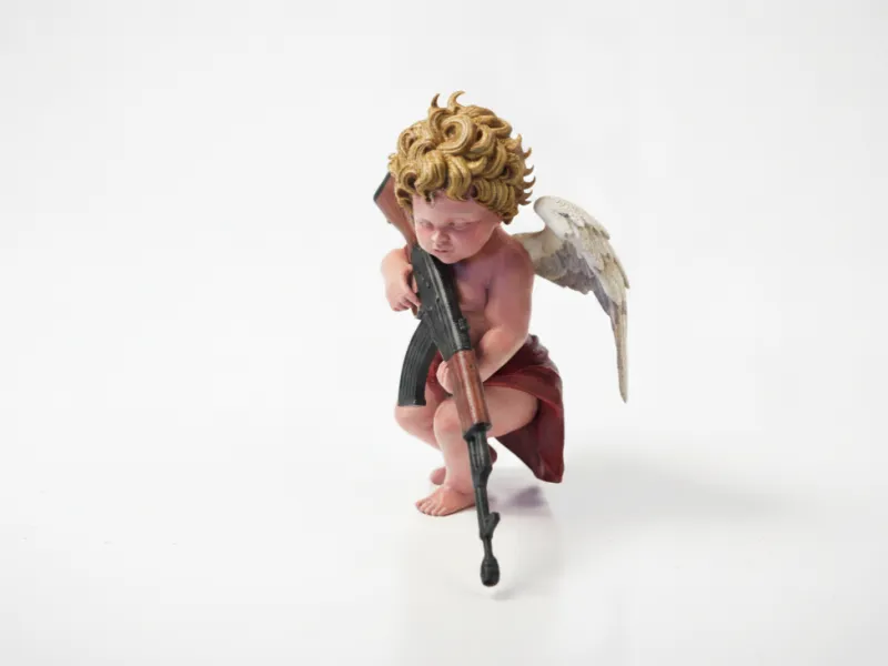 Angelo Guerriero Cecchino dei Cherubini Fantasy Stampabile in 3D