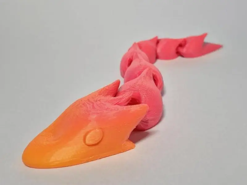 Smooth Dragon – Articulated Print in Place!