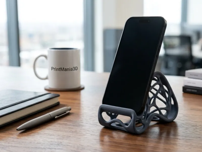 Modern Organic Phone Stand