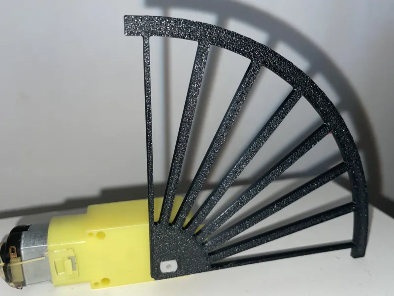 3D Printed DC Motor Powered Barrier