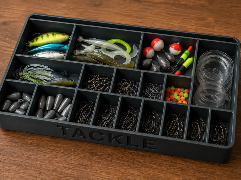 Fishing tackle organization system