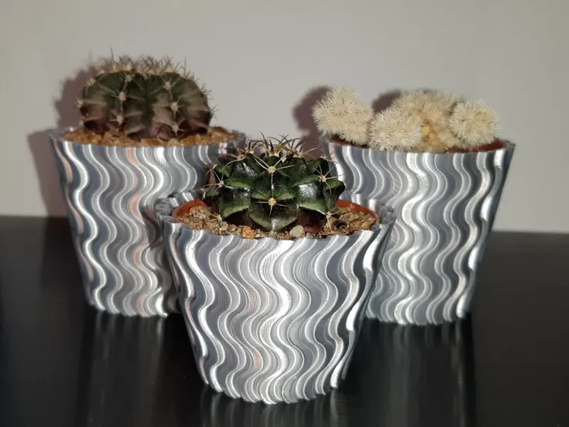 Decorative planter for cactus | Fully customizable in Fusion