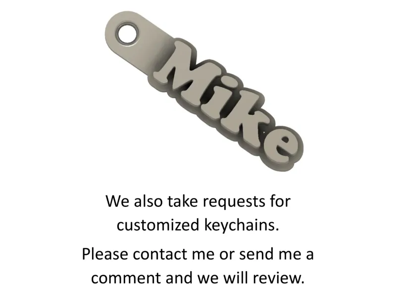 Mike Keychain / Keyring