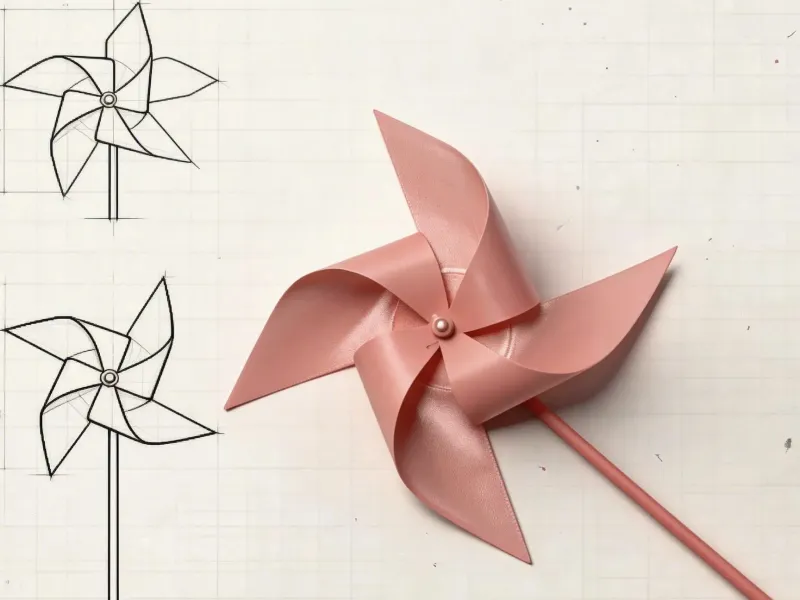 Molinillo de papel de estilo retro