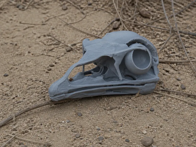 Emu Skull