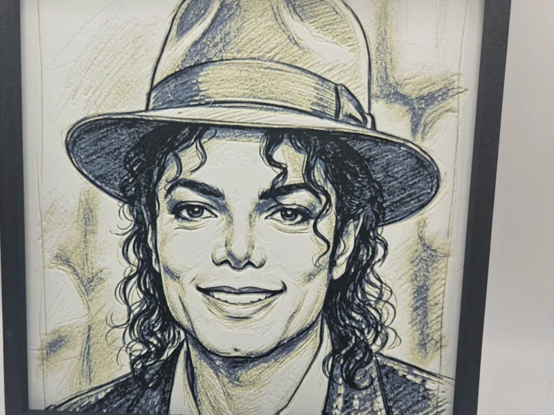 MICHAEL JACKSON 6 AVEC COULEURS