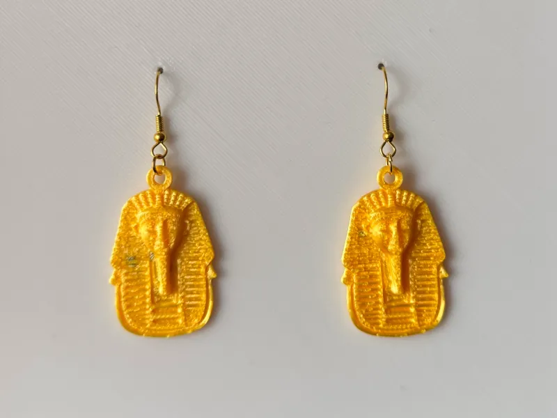 Egyptian - Earrings Tutankhamun Pharaoh Mask