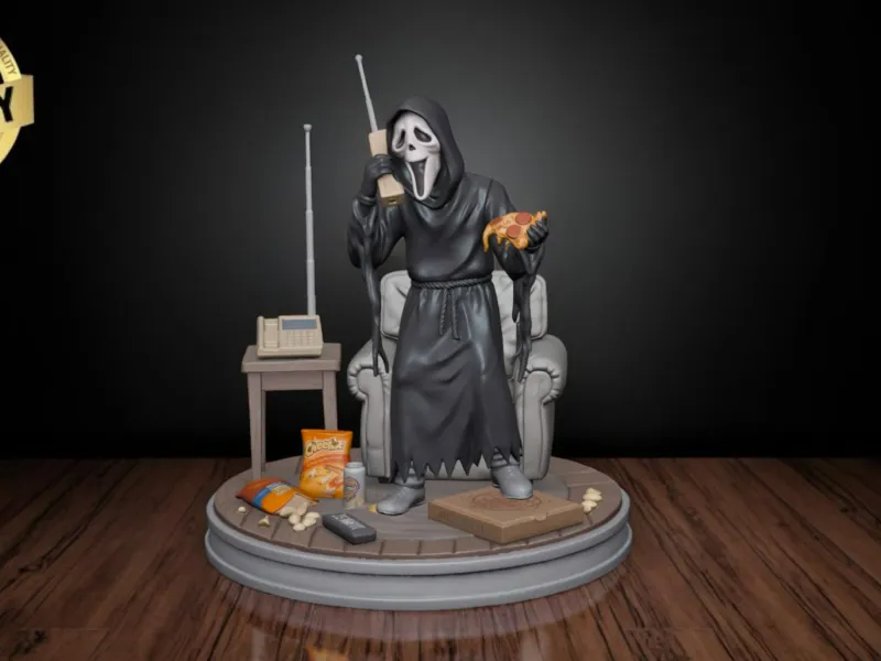 STL from SCARY MOVIE, a Chibi Comedy Model for 3D Printing
