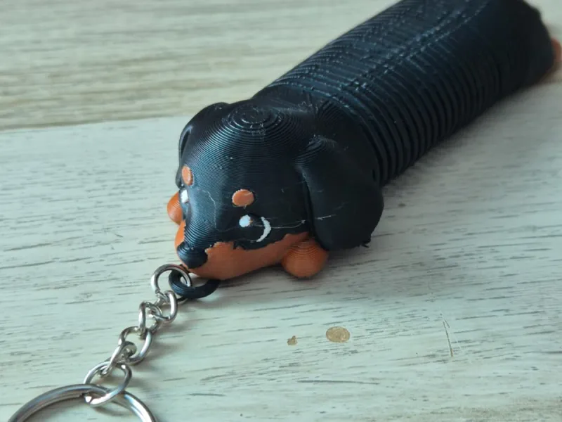 フレクシー犬キーホルダー