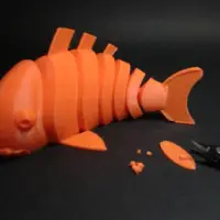 Articulated Goldfish Carp Koi-1