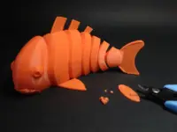 Articulated Goldfish Carp Koi-1