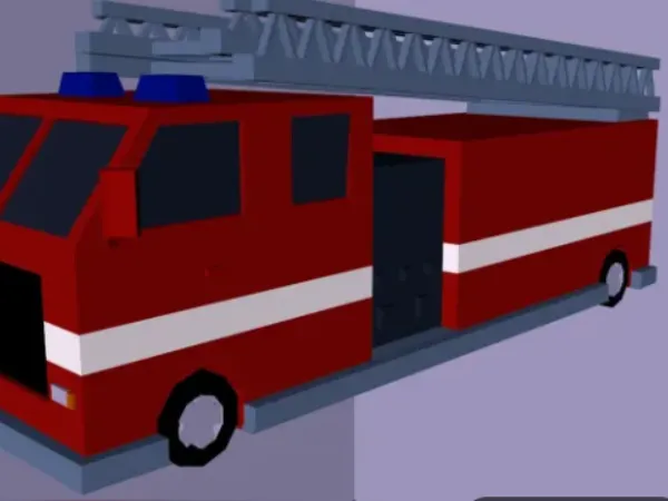Fire Truck LowPoly