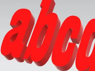3D LETTERS - LOWER CASE