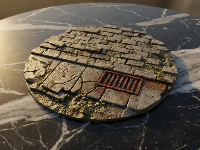 Miniature terrain Base _ C16