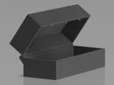 Hinged Storage Box – Snap-Close Lid No Support-0
