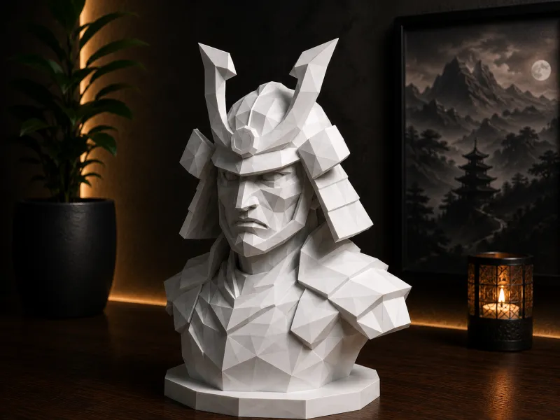 Samurai Warrior Bust-Japanese Legend