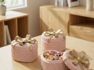 Knitted Gift Box | Valentine's Day | No Dividers