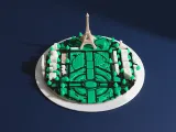 Paris and Eiffel Tower 3D Map-0