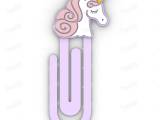 Paperclip Magic unicorn - bookmark-0