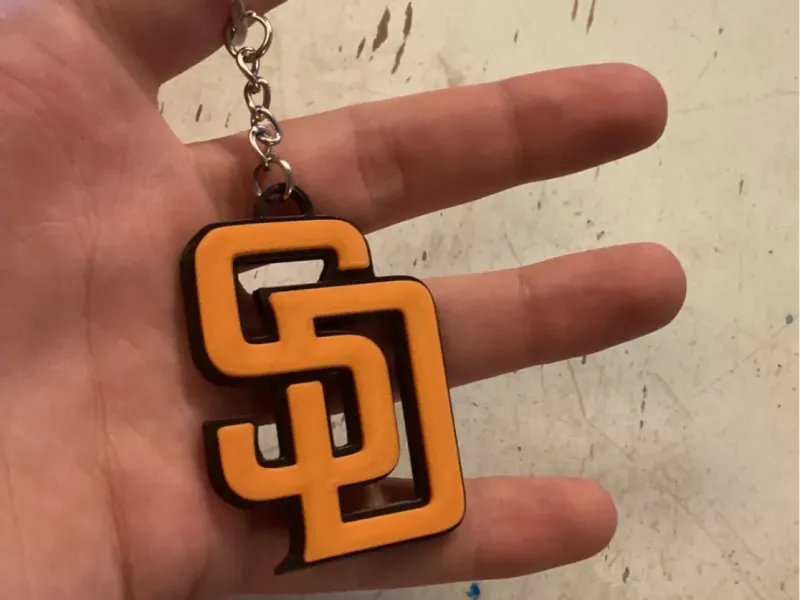 San Diego Padres keychain