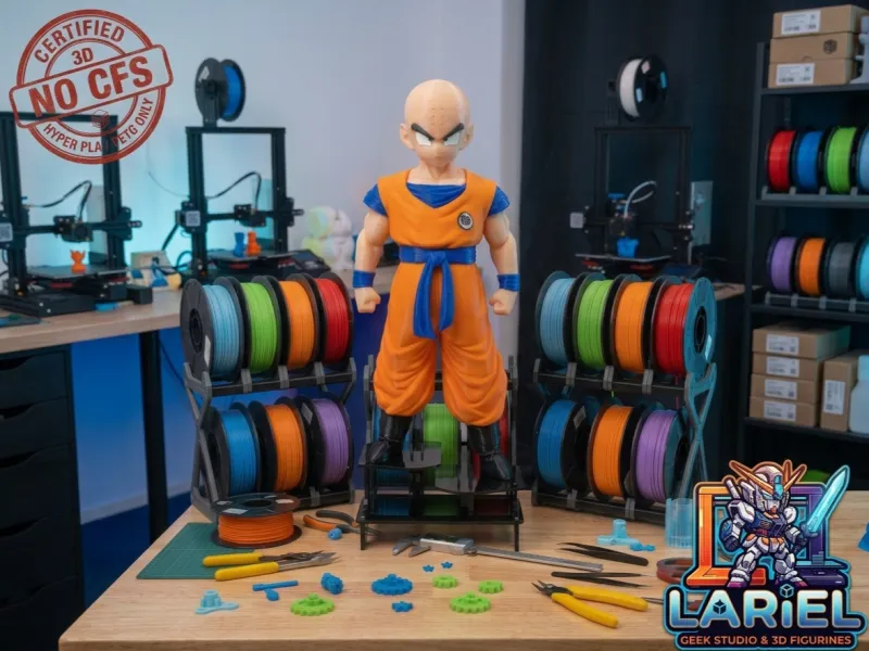 Krillin (Kuririn) MultiParts 21cm -Figure DBZ - 3MF - NO CFS