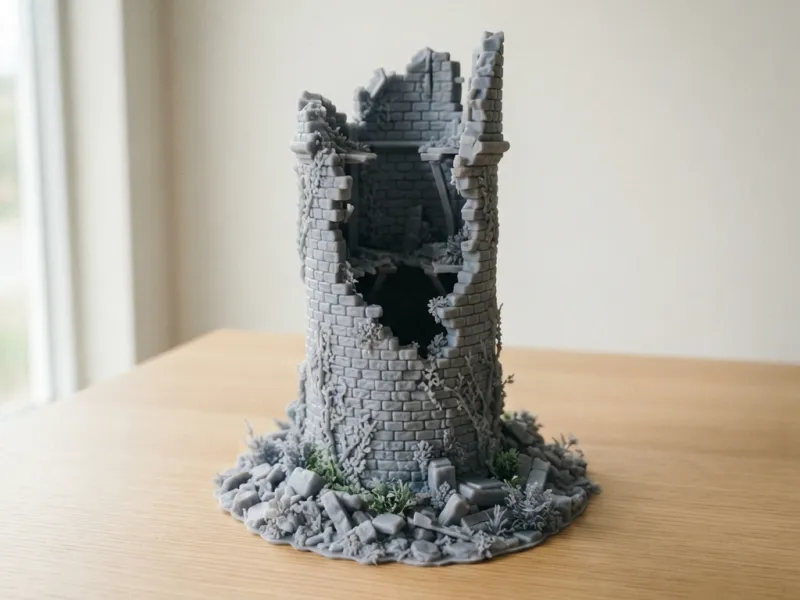 Collapsed Tower