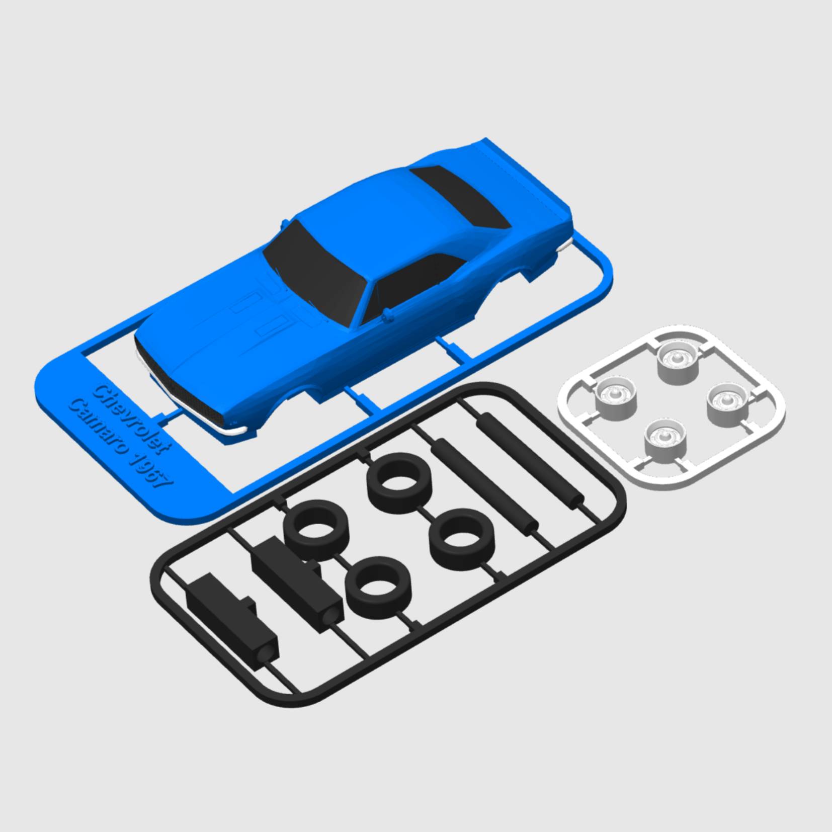 Chevrolet Camaro 1967 kit card