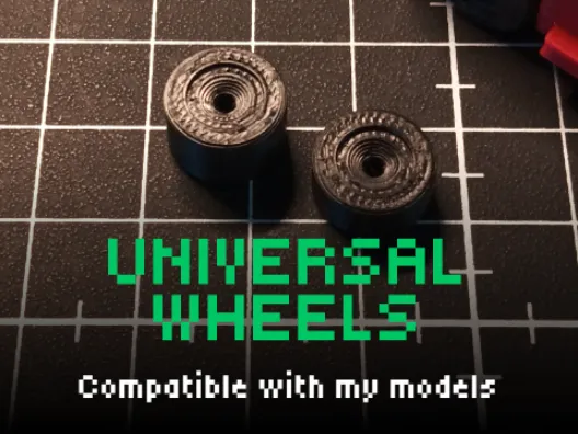 Universalräder - für BRAKES Spielzeugauto-Serie