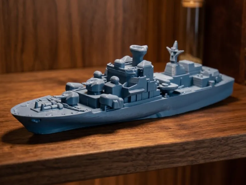 BATTLESHIP MINIATURE DISPLAY DECORATION