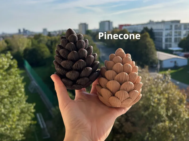 Ribbed Pine Cone – Autumn & Christmas Decoration