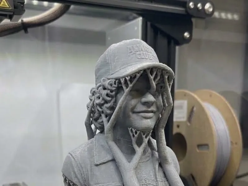Dustin Henderson Bust STL Stranger Things Sculpture 3D Print