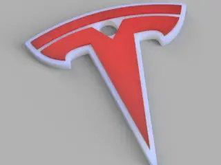 Tesla keychain