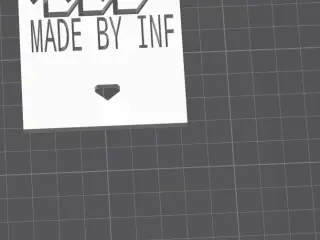 made by infinty wall text